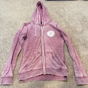 Pure Barre Pink Zip-Up Hoodie